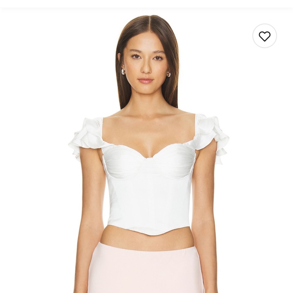 ASTR the label Corazon Top in White, Size L